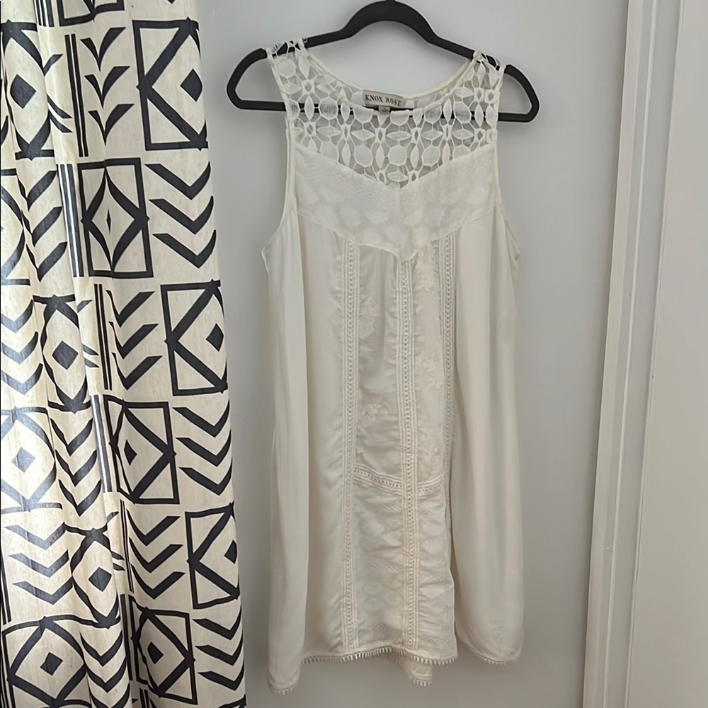Knox Rose White Lace Midi Dress